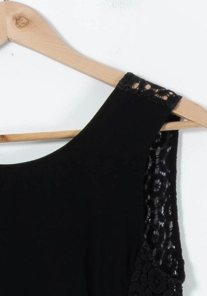 Robe Droite Noire - Taille XS/34 de la marque Comptoir des Cotonniers | PARAD91438 - Vendu par Paradigme - Image 3