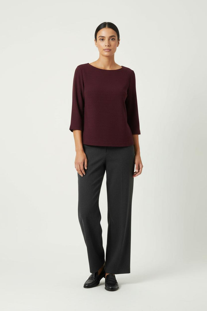 Blouse Bordeaux - Taille S/36 de la marque Sézane | PARAD91439 - Vendu par Paradigme - Image 1