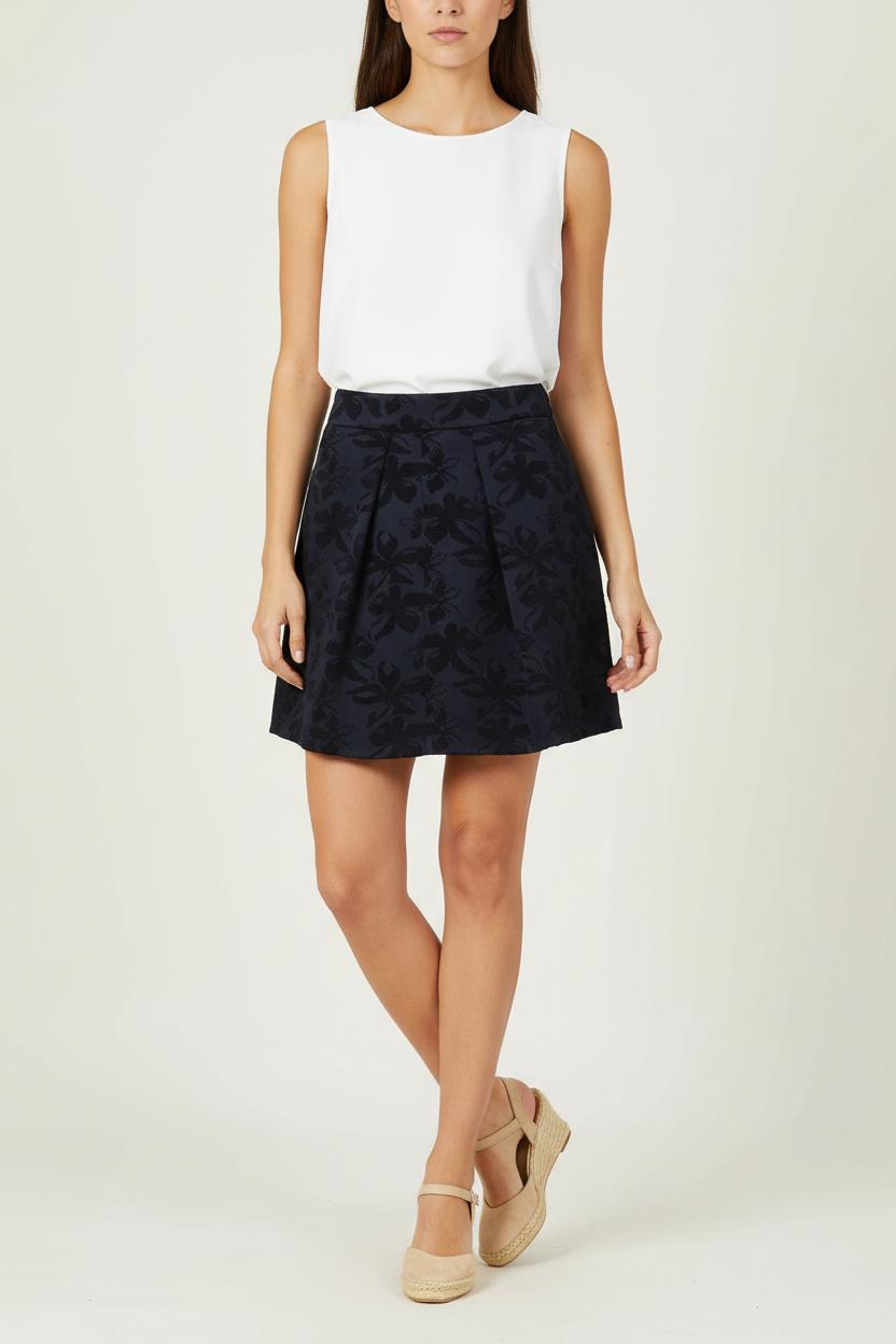 Jupe Fleurie Bleue - Taille S/36 de la marque Kookai | PARAD91443 - Vendu par Paradigme - Image 1