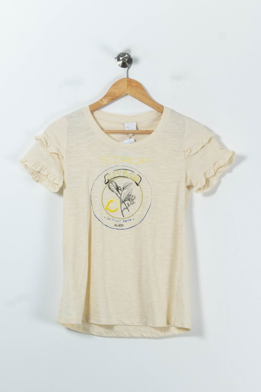 Tee-shirt Manches Courtes Jaune - Taille XS/34 de la marque Karl Marc John | PARAD91447 - Vendu par Paradigme - Image 2