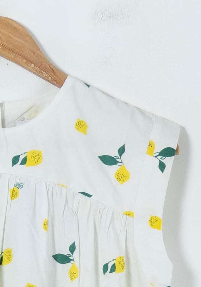 Blouse Blanche et Jaune - Taille XS/34 de la marque Karl Marc John | PARAD91449 - Vendu par Paradigme - Image 3