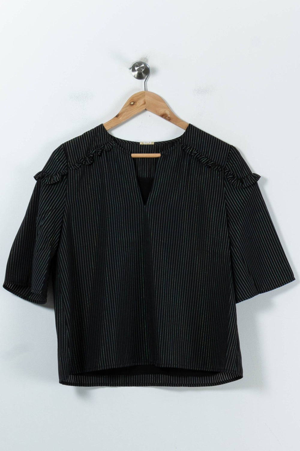 Blouse Noire - Taille S/36 de la marque Karl Marc John | PARAD91451 - Vendu par Paradigme - Image 2