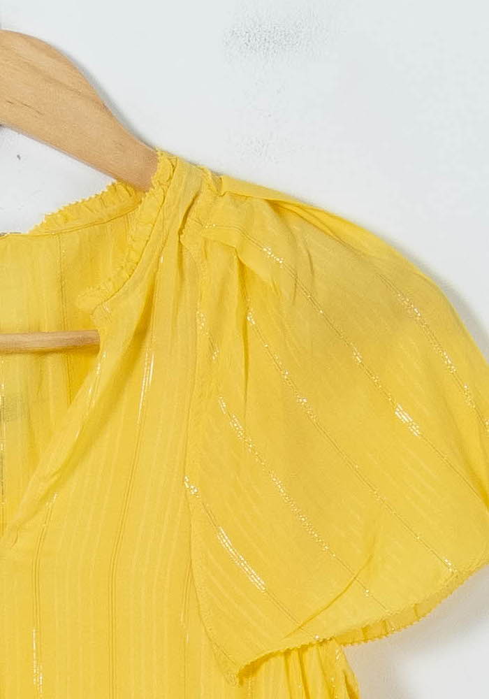 Blouse Jaune - Taille XS/34 de la marque Karl Marc John | PARAD91452 - Vendu par Paradigme - Image 3