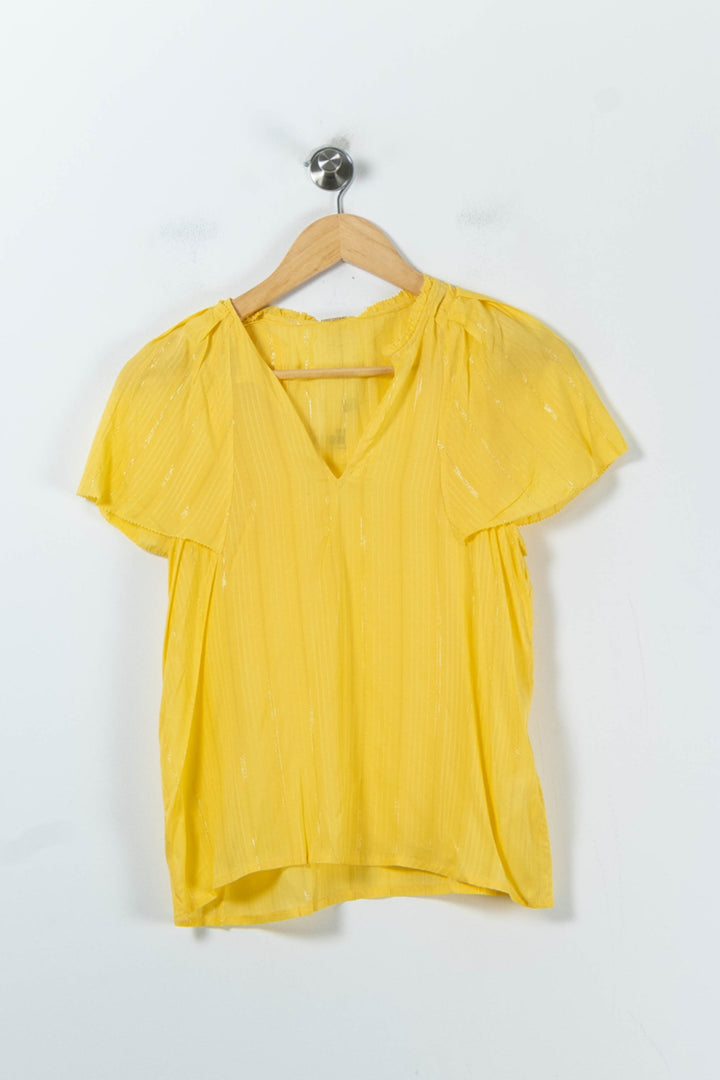 Blouse Jaune - Taille XS/34 de la marque Karl Marc John | PARAD91452 - Vendu par Paradigme - Image 2