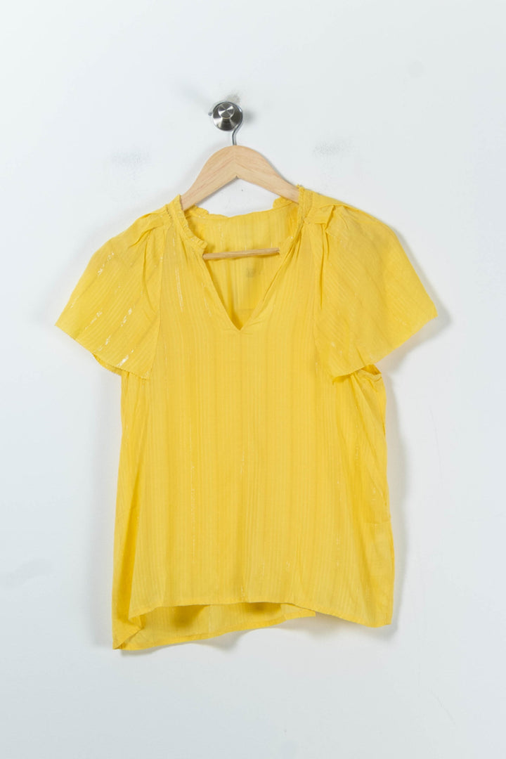 Blouse Jaune - Taille S/36 de la marque Karl Marc John | PARAD91453 - Vendu par Paradigme - Image 2