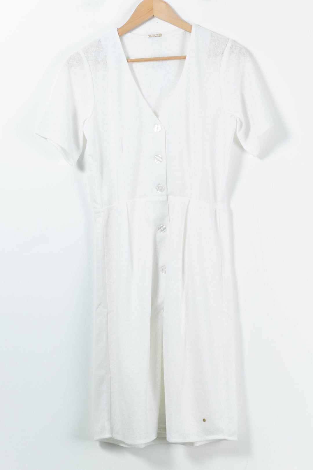 Robe Boutonnée Blanche - Taille L/40 de la marque Karl Marc John | PARAD91454 - Vendu par Paradigme - Image 2