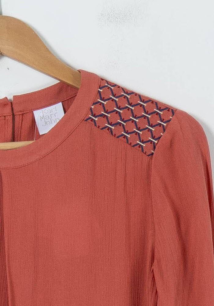 Blouse Orange - Taille XS/34 de la marque Karl Marc John | PARAD91457 - Vendu par Paradigme - Image 3