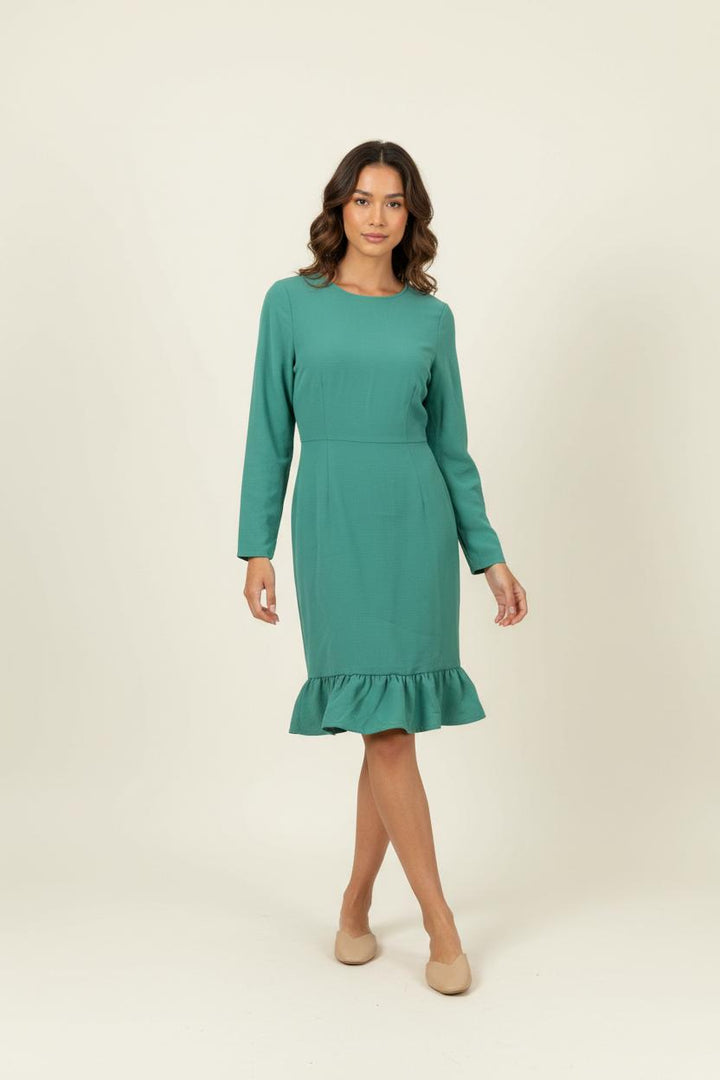 Robe Midi Verte - Taille XS/34 de la marque Karl Marc John | PARAD91458 - Vendu par Paradigme - Image 1