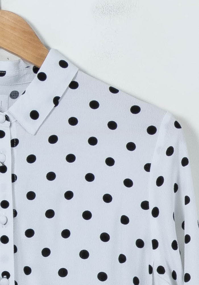 Robe Chemise Blanche et Noire - Taille S/36 de la marque Karl Marc John | PARAD91459 - Vendu par Paradigme - Image 3