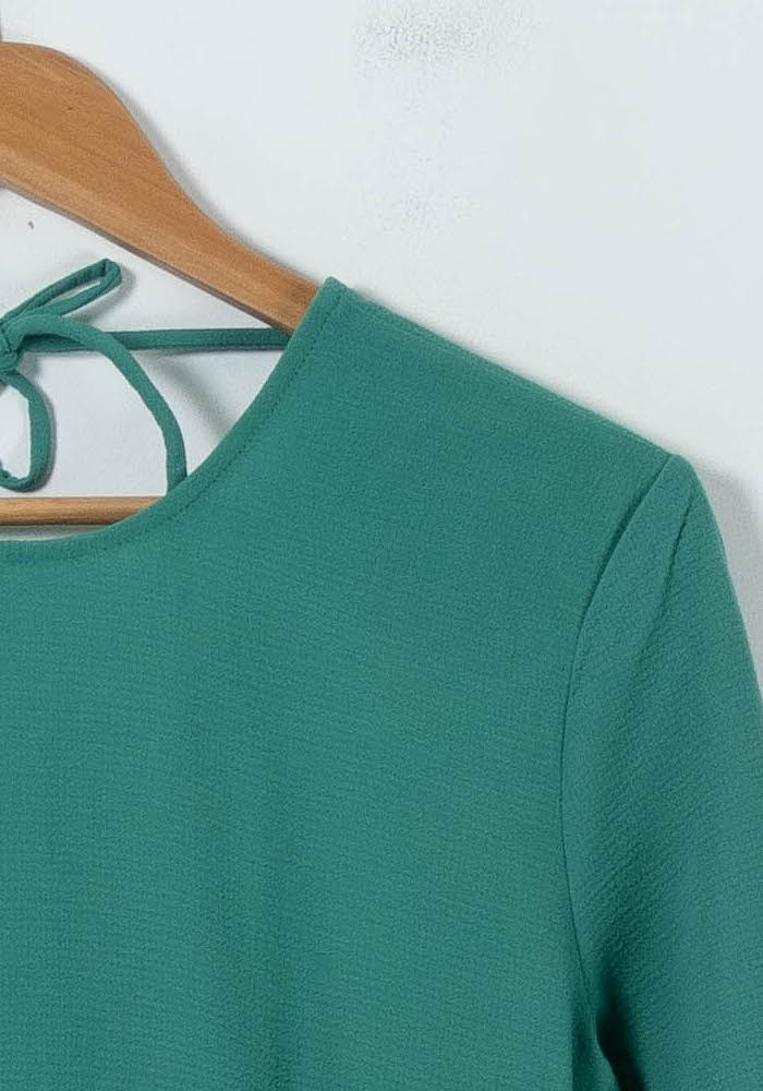 Robe Volantée Verte - Taille S/36 de la marque Karl Marc John | PARAD91460 - Vendu par Paradigme - Image 3