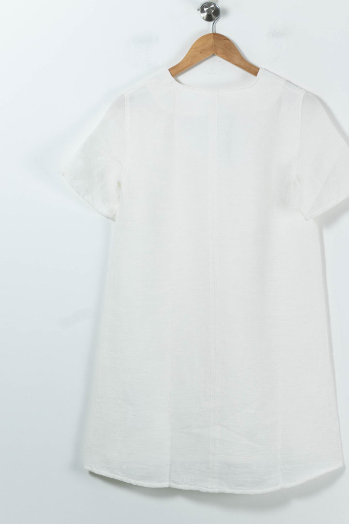 Robe Courte Blanche - Taille XS/34 de la marque Karl Marc John | PARAD91463 - Vendu par Paradigme - Image 4