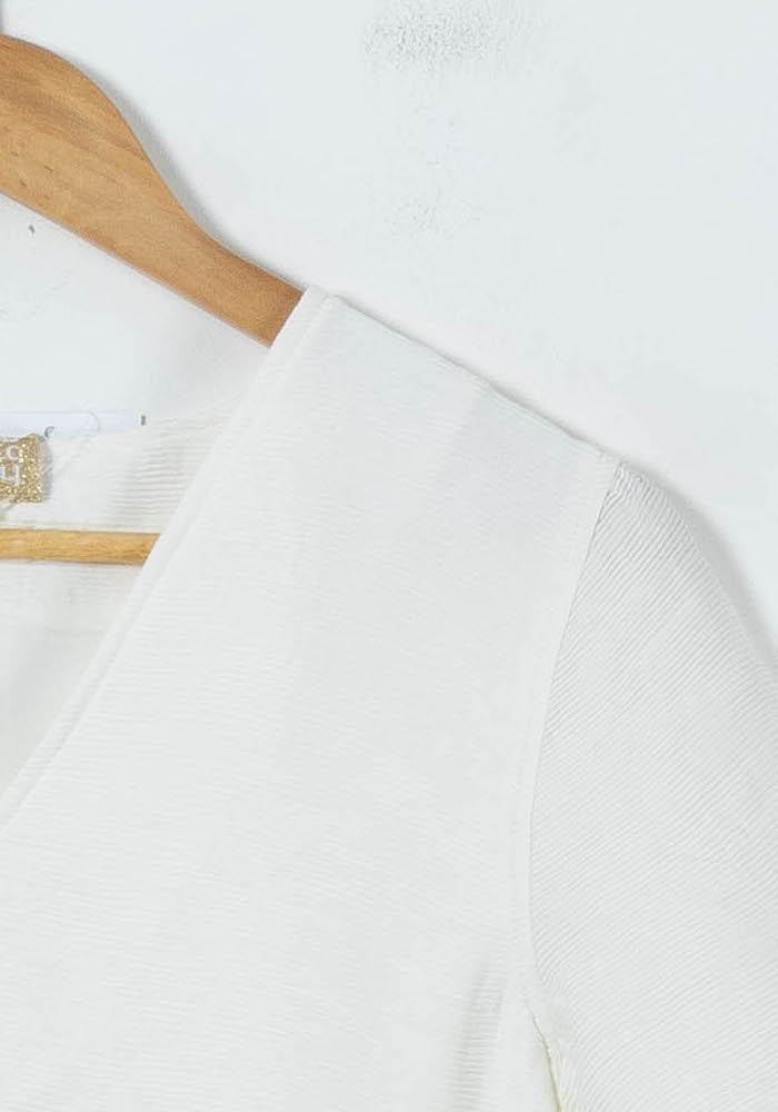 Robe Courte Blanche - Taille XS/34 de la marque Karl Marc John | PARAD91463 - Vendu par Paradigme - Image 3