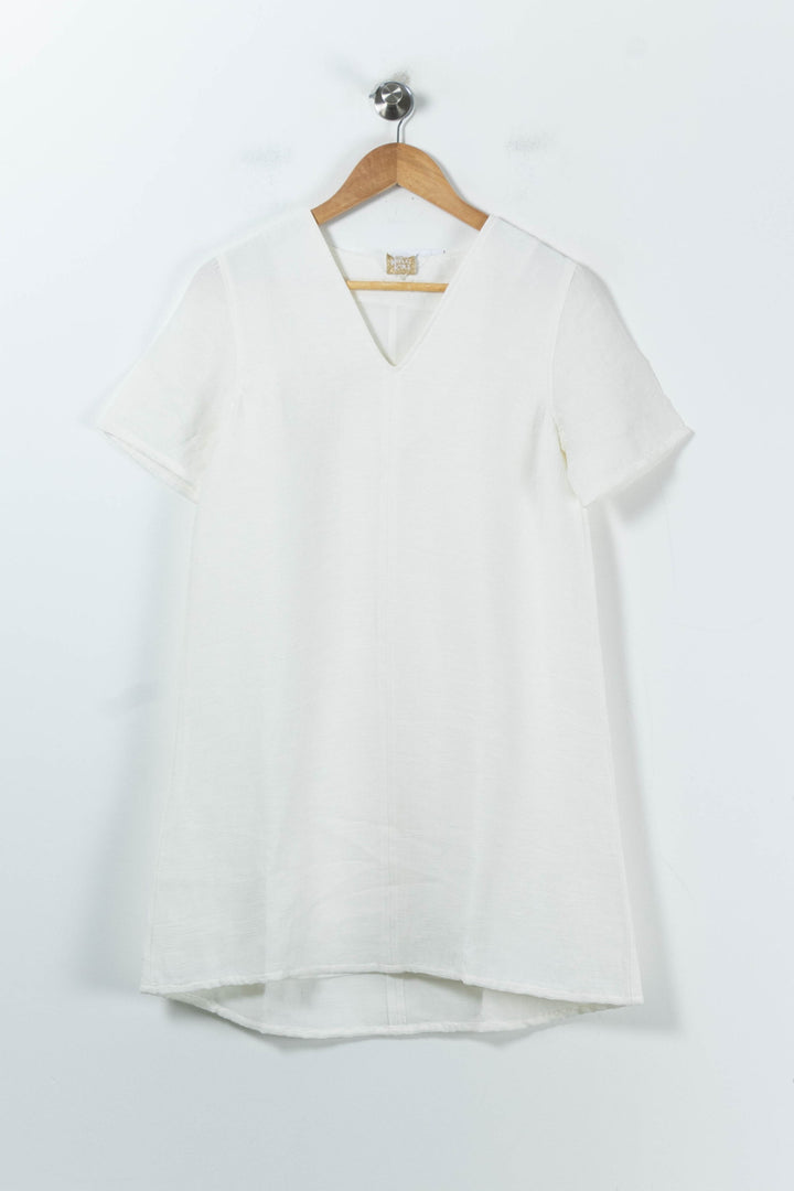Robe Courte Blanche - Taille XS/34 de la marque Karl Marc John | PARAD91463 - Vendu par Paradigme - Image 2