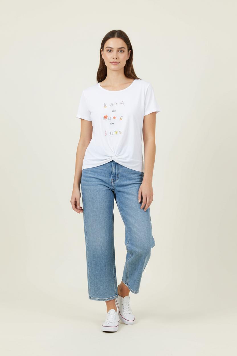 Tee-shirt Blanc - Taille XS/34 de la marque Karl Marc John | PARAD91464 - Vendu par Paradigme - Image 1