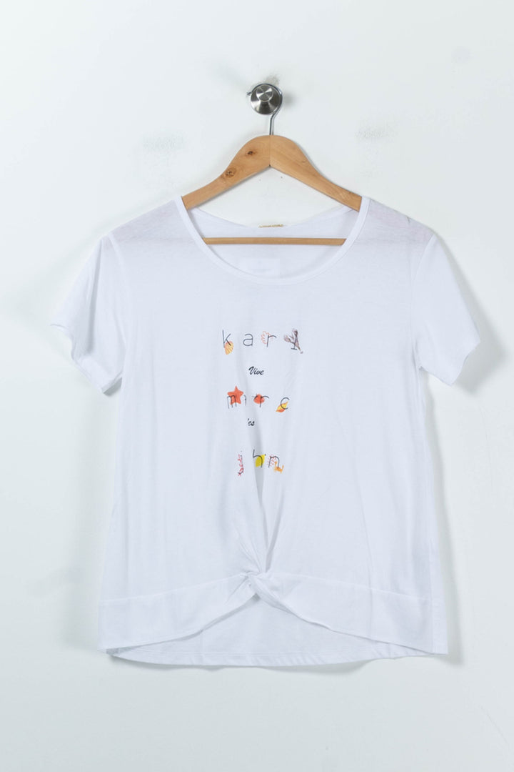 Tee-shirt Blanc - Taille XS/34 de la marque Karl Marc John | PARAD91464 - Vendu par Paradigme - Image 2