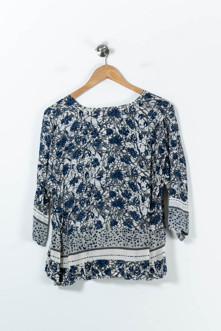 Blouse Blanche et Bleue - Taille M/38 de la marque Stella Forest | PARAD91467 - Vendu par Paradigme - Image 4