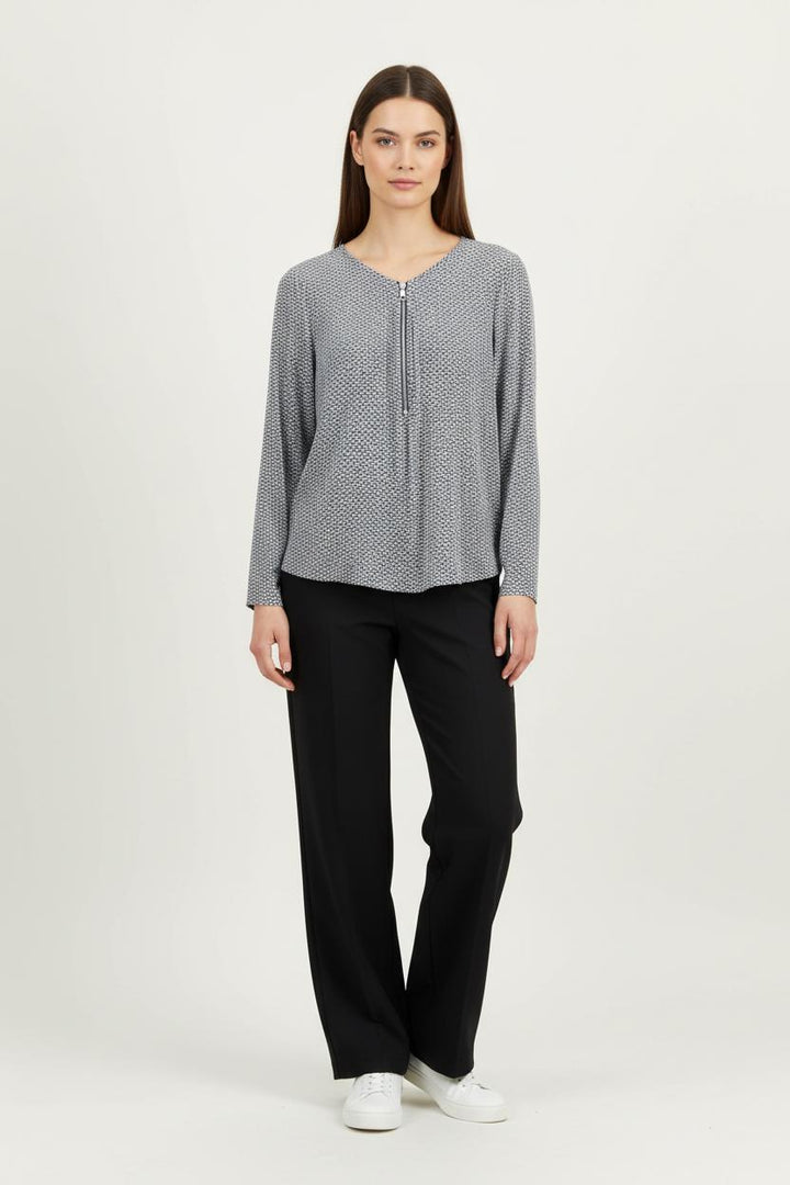 Blouse Grise - Taille S/36 de la marque Sud express | PARAD91471 - Vendu par Paradigme - Image 1