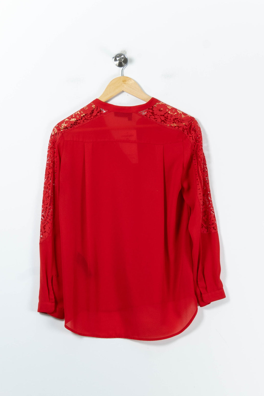 Blouse Rouge - Taille XS/34 de la marque The Kooples | PARAD91490 - Vendu par Paradigme - Image 4