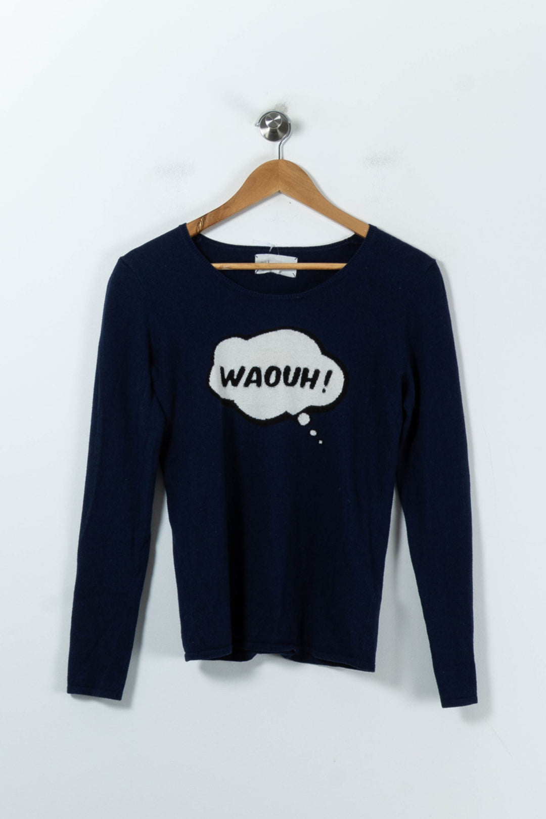 Pull Bleu et Blanc - Taille S/36 de la marque Sud express | PARAD91491 - Vendu par Paradigme - Image 2