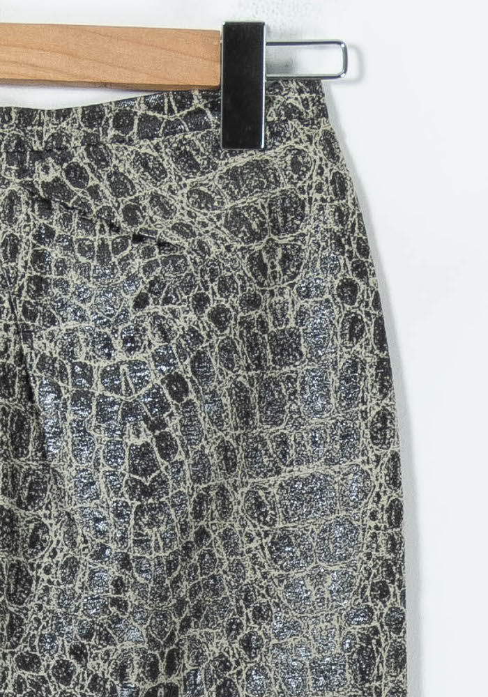Jupe Courte Grise - Taille S/36 de la marque The Kooples | PARAD91500 - Vendu par Paradigme - Image 3