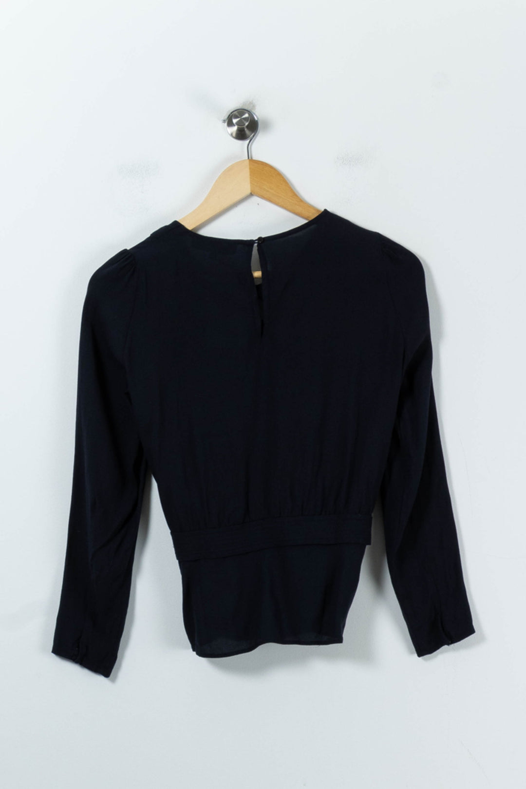 Blouse Bleue - Taille S/36 de la marque Sandro | PARAD91501 - Vendu par Paradigme - Image 4