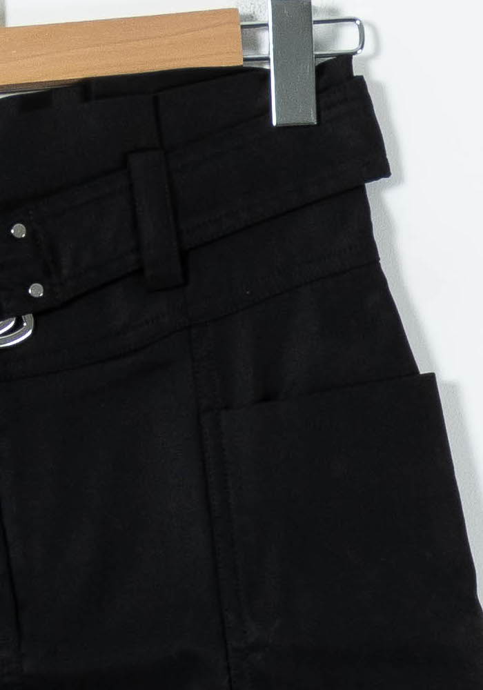 Jupe Courte Noire - Taille S/36 de la marque Claudie Pierlot | PARAD91504 - Vendu par Paradigme - Image 3