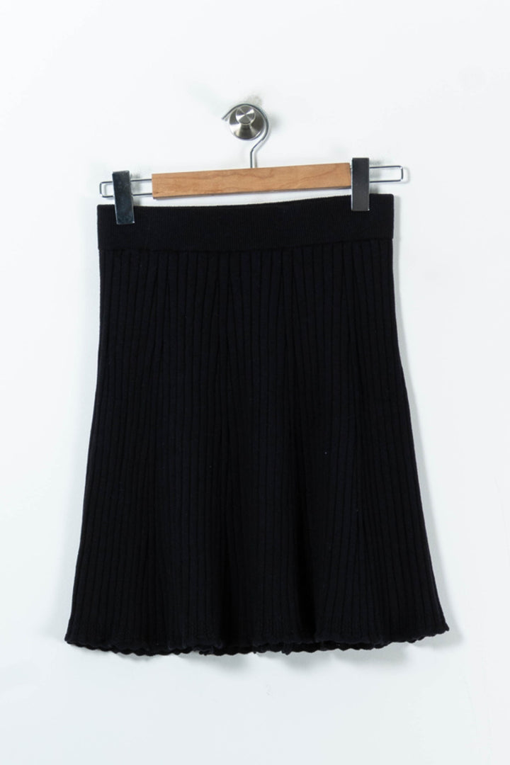Jupe Plissée Noire - Taille S/36 de la marque Comptoir des Cotonniers | PARAD91518 - Vendu par Paradigme - Image 2