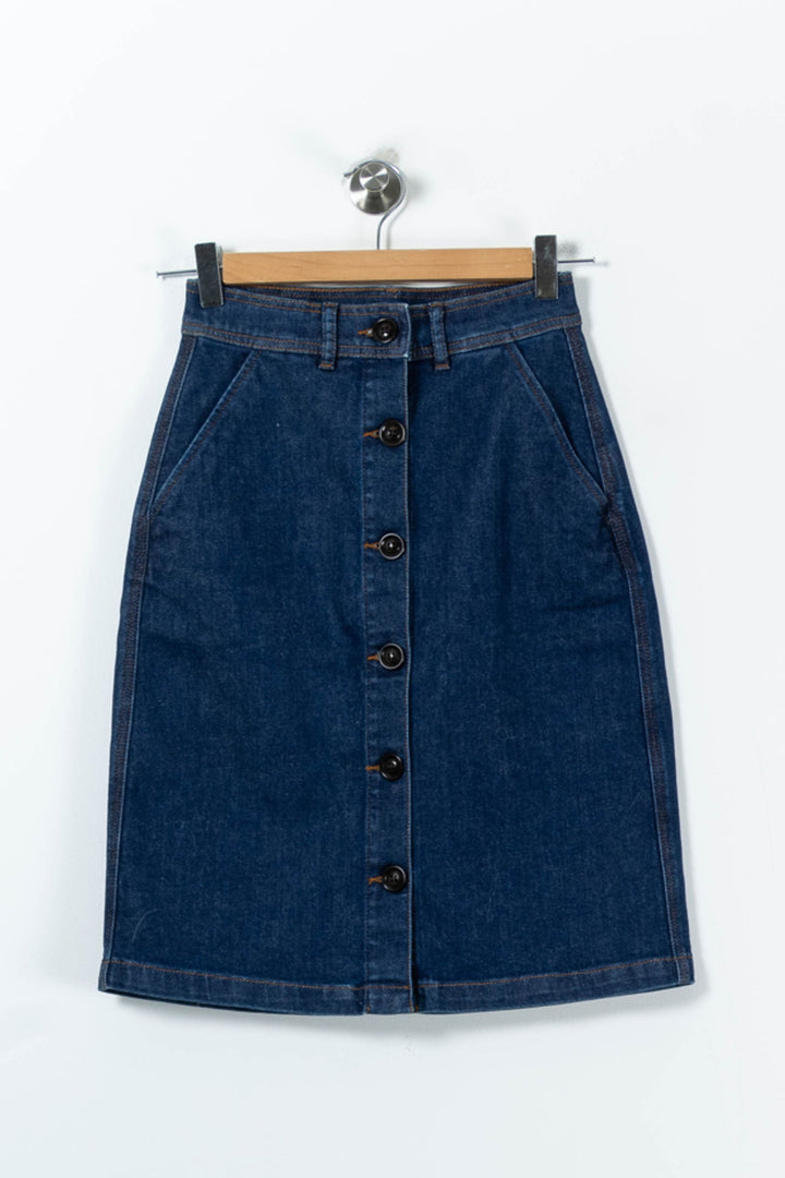 Jupe En Jean Bleue - Taille XS/34 de la marque Soeur | PARAD91521 - Vendu par Paradigme - Image 4