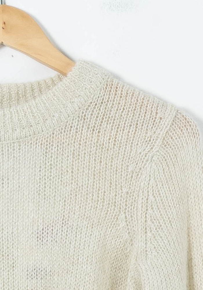 Pull Beige - Taille XS/34 de la marque Comptoir des Cotonniers | PARAD91522 - Vendu par Paradigme - Image 3