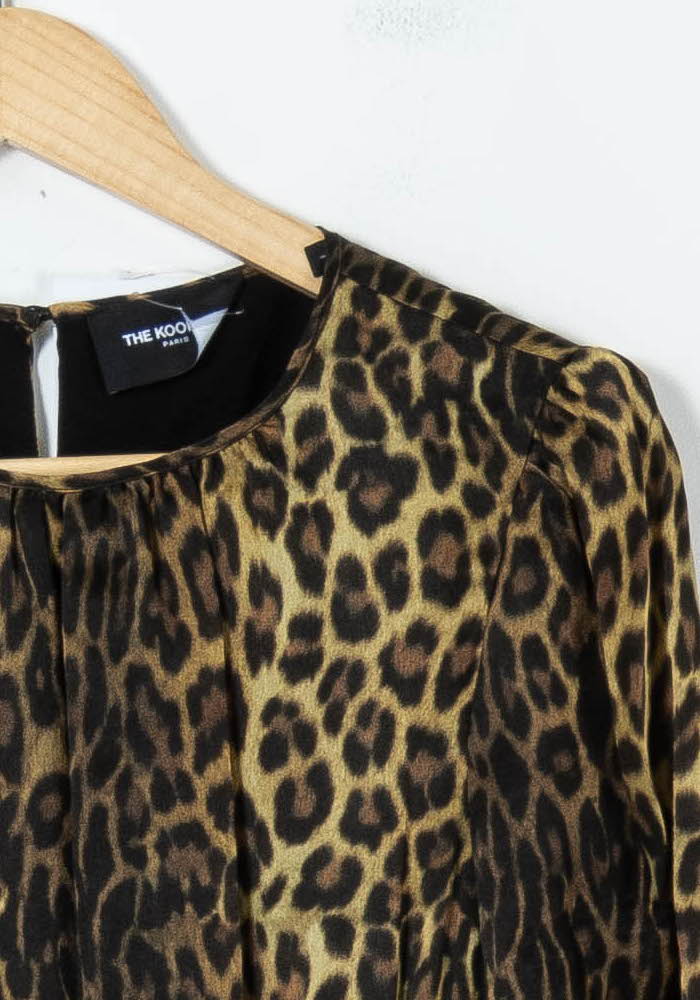 Robe Courte Léopard - Taille S/36 de la marque The Kooples | PARAD91523 - Vendu par Paradigme - Image 3