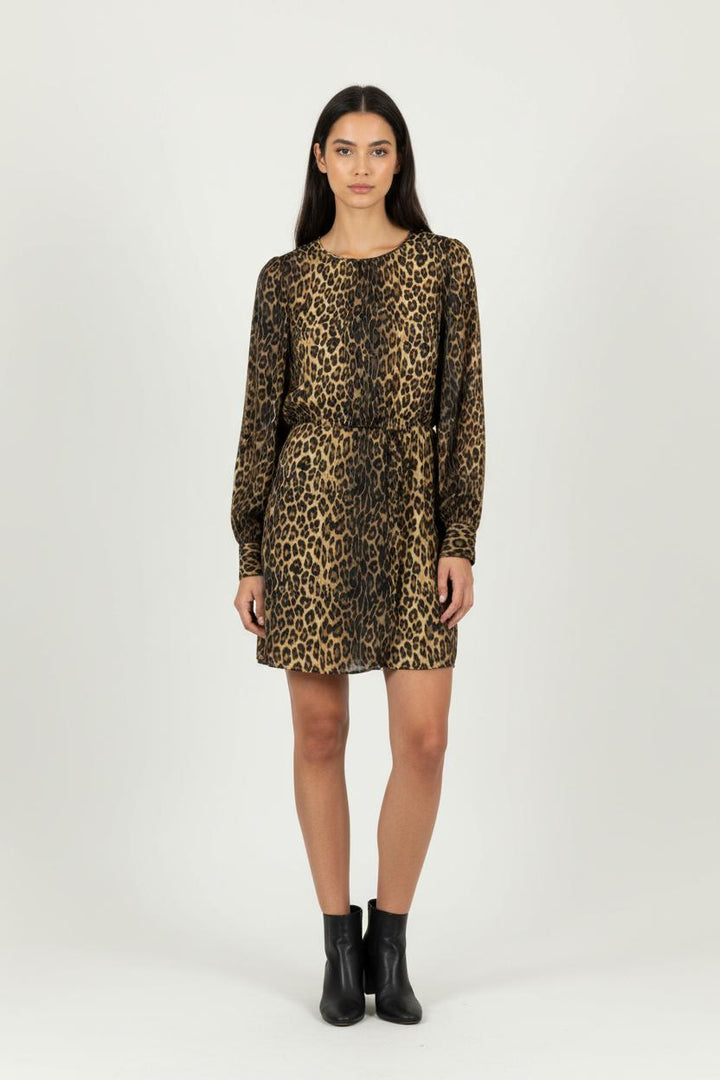 Robe Courte Léopard - Taille S/36 de la marque The Kooples | PARAD91523 - Vendu par Paradigme - Image 1