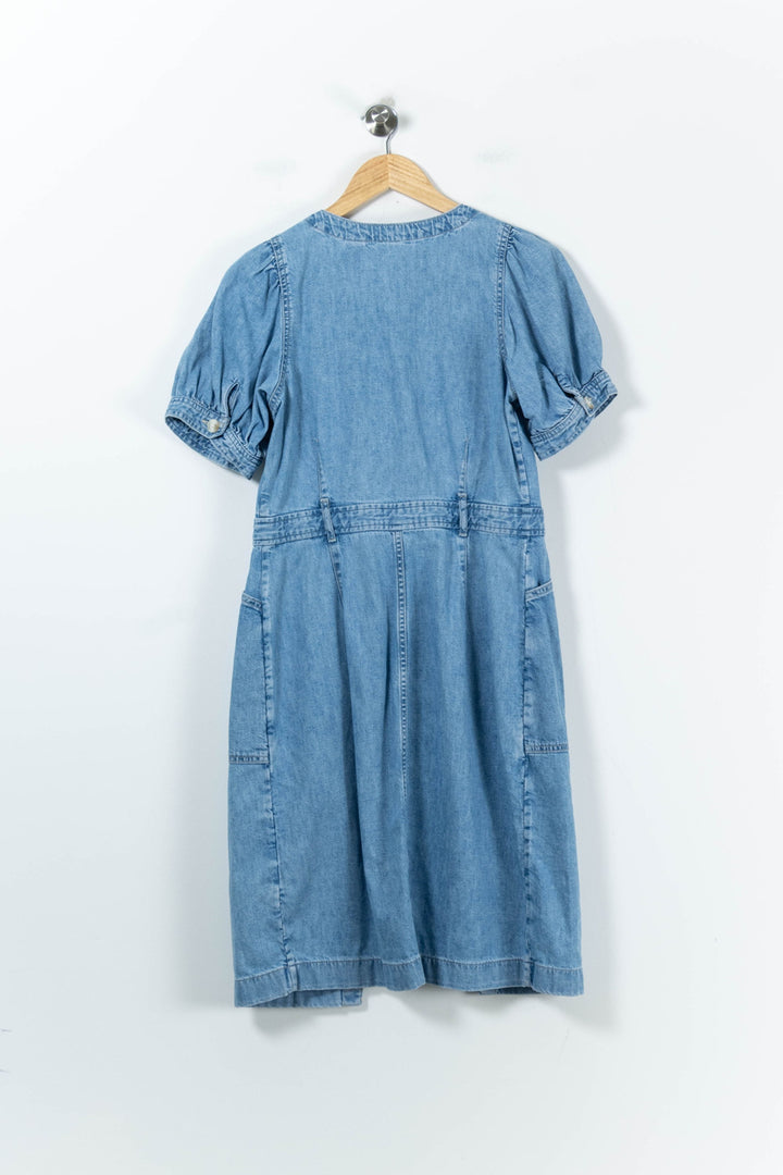 Robe en Jean Bleue - Taille S/36 de la marque Levi's | PARAD91527 - Vendu par Paradigme - Image 4