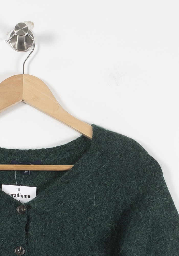 Cardigan Vert - Taille XS/34 de la marque Soeur | PARAD91535 - Vendu par Paradigme - Image 3