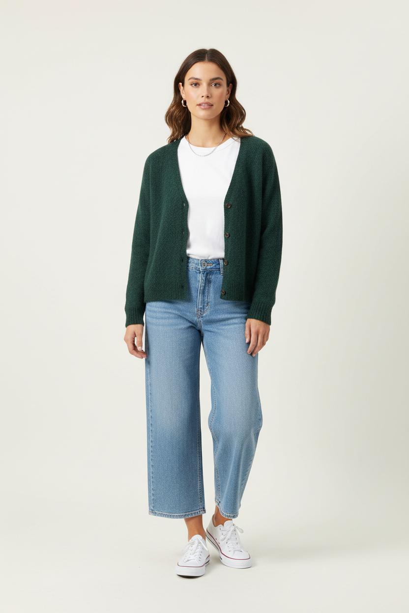 Cardigan Vert - Taille XS/34 de la marque Soeur | PARAD91535 - Vendu par Paradigme - Image 1