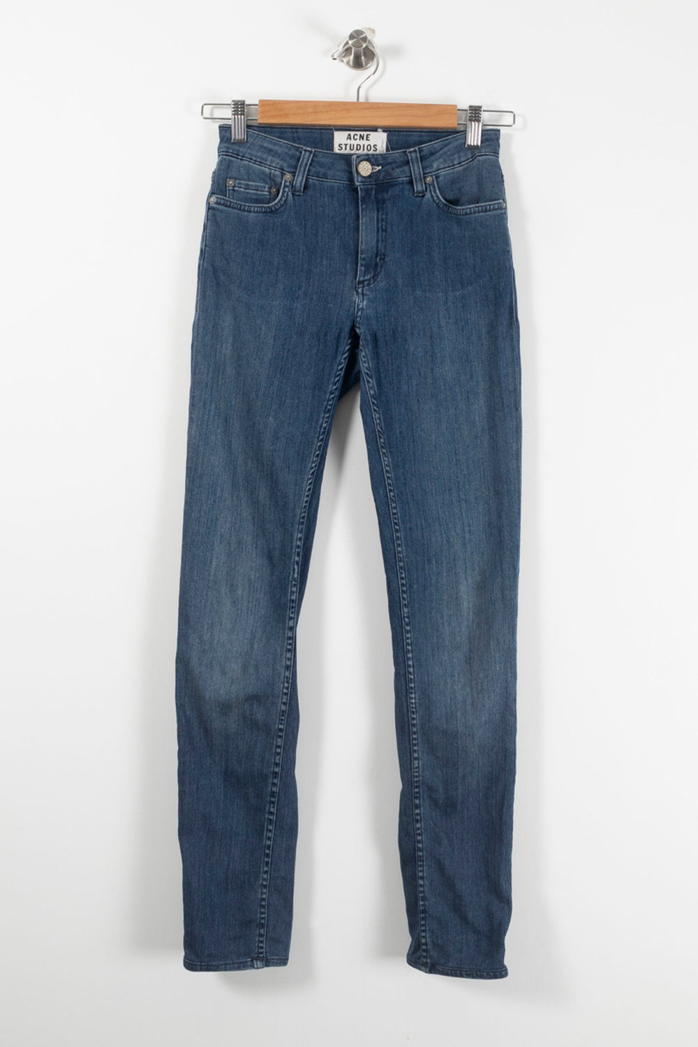 Jean Slim Bleu - Taille XS/34 de la marque Acne Studios | PARAD91541 - Vendu par Paradigme - Image 2