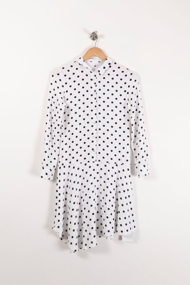 Robe Chemise Blanche et Noire - Taille S/36 de la marque Karl Marc John | PARAD91545 - Vendu par Paradigme - Image 2