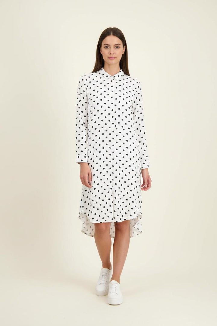 Robe Longue Blanche et Noire - Taille XS/34 de la marque Karl Marc John | PARAD91546 - Vendu par Paradigme - Image 1