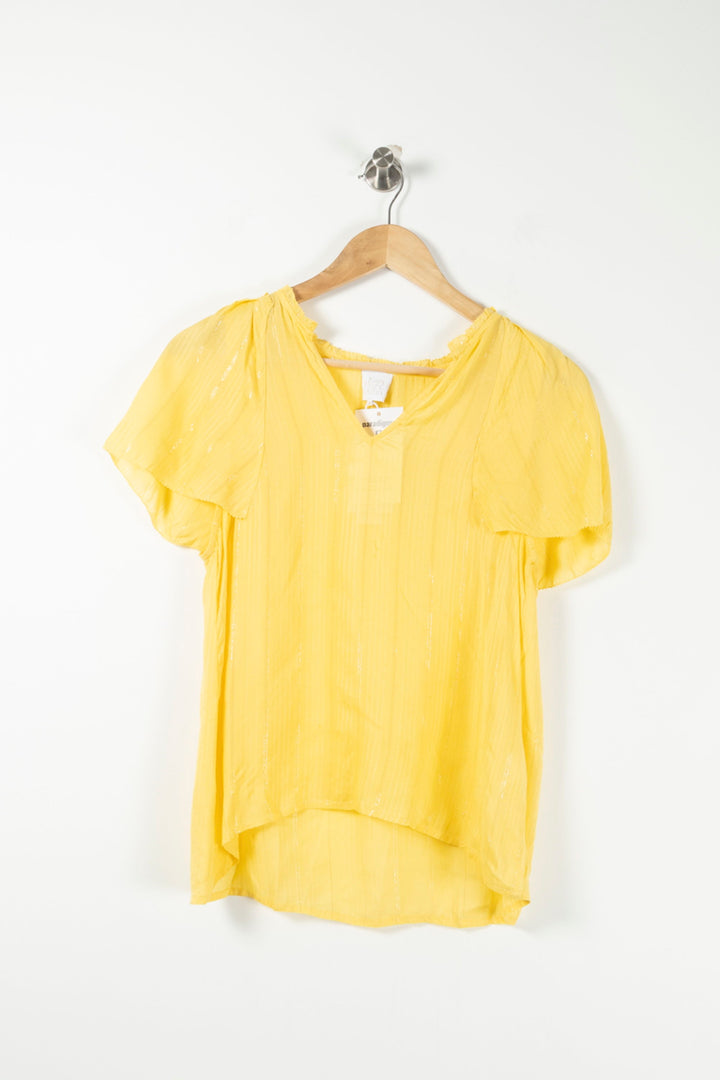 Blouse Jaune - Taille S/36 de la marque Karl Marc John | PARAD91547 - Vendu par Paradigme - Image 2
