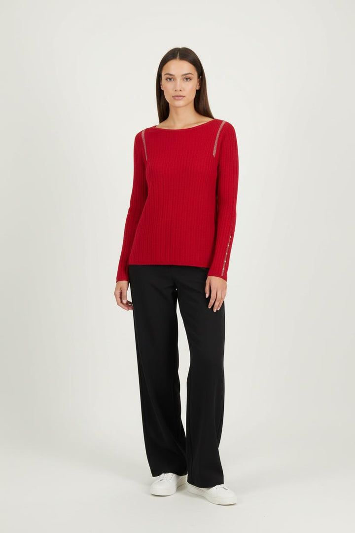 Pull Rouge - Taille S/36 de la marque Karl Marc John | PARAD91548 - Vendu par Paradigme - Image 1