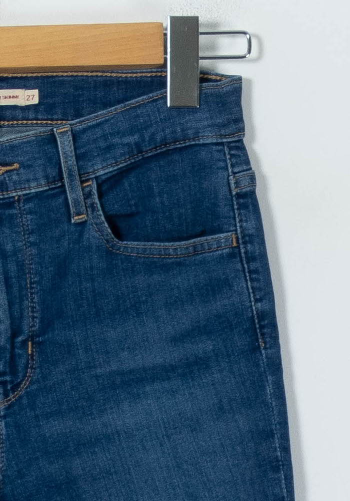 Jean Skinny Bleu - Taille M/38 de la marque Levi's | PARAD91559 - Vendu par Paradigme - Image 3
