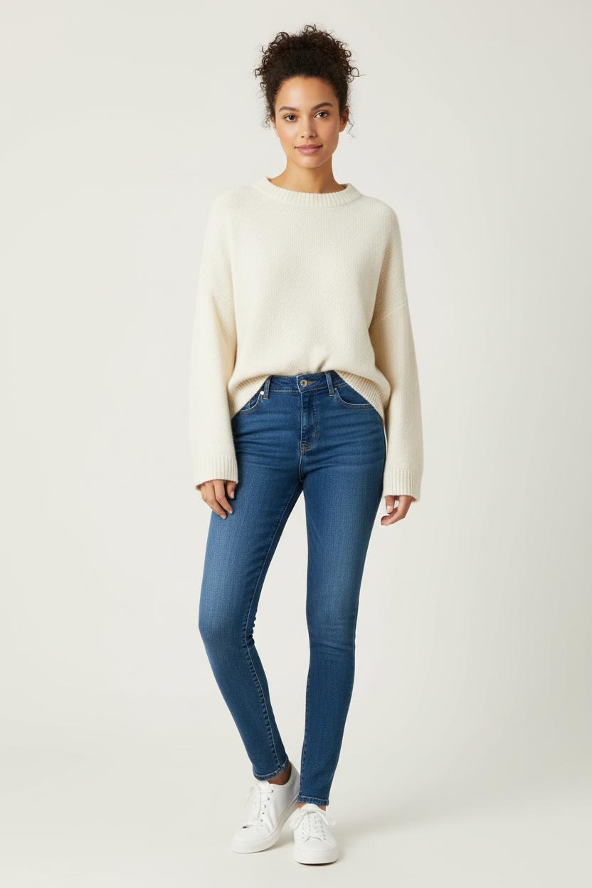Jean Skinny Bleu - Taille M/38 de la marque Levi's | PARAD91559 - Vendu par Paradigme - Image 1