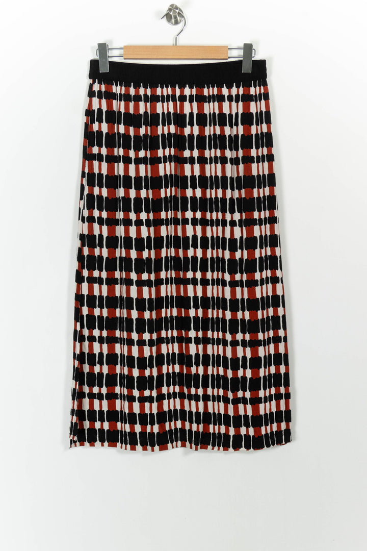 Jupe Plissée Noire et Rouge - Taille M/38 de la marque Stella Forest | PARAD91562 - Vendu par Paradigme - Image 2