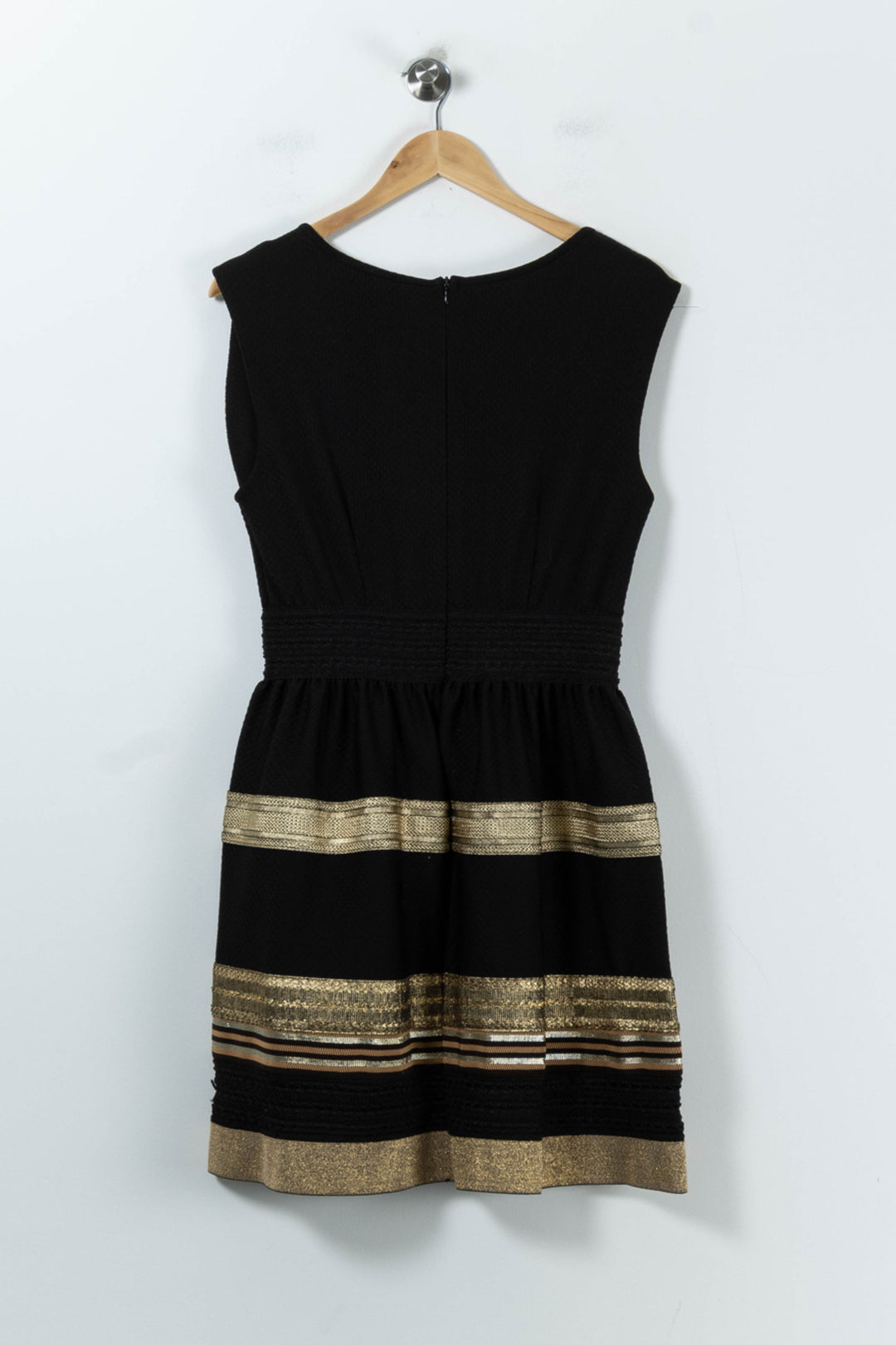 Robe Noire et Dorée - Taille S/36 de la marque La Fée Maraboutée | PARAD91568 - Vendu par Paradigme - Image 4