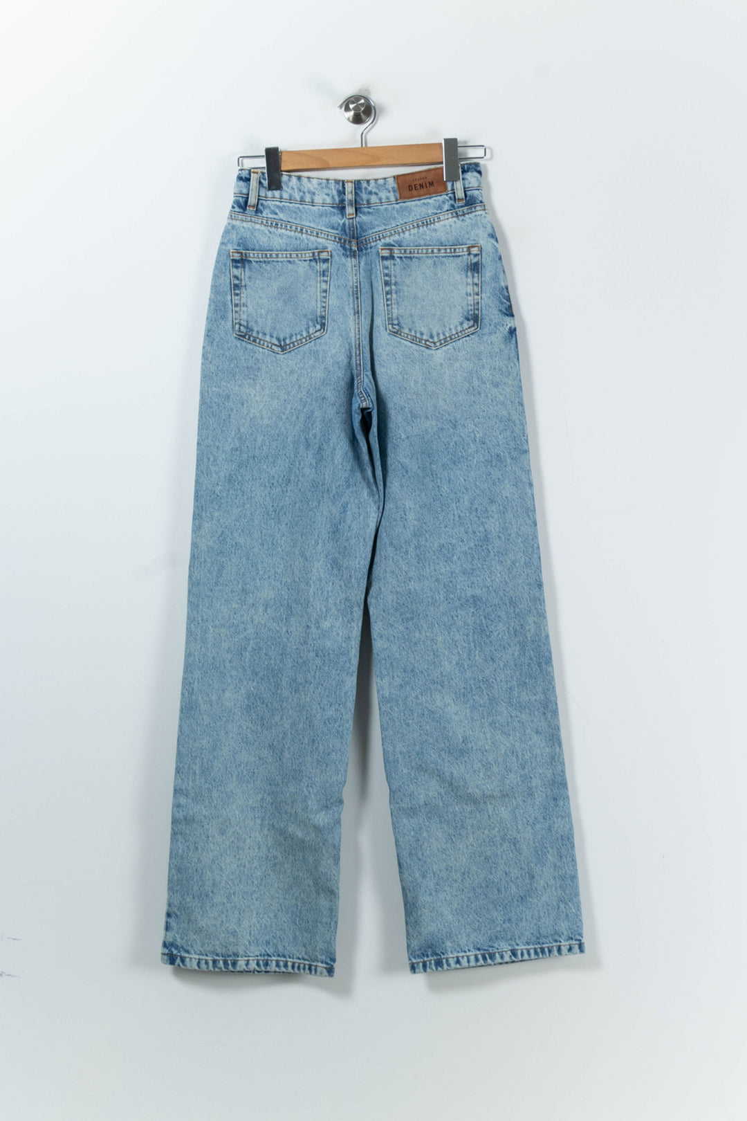 Jean Large Bleu - Taille S/36 de la marque Sézane | PARAD91577 - Vendu par Paradigme - Image 4