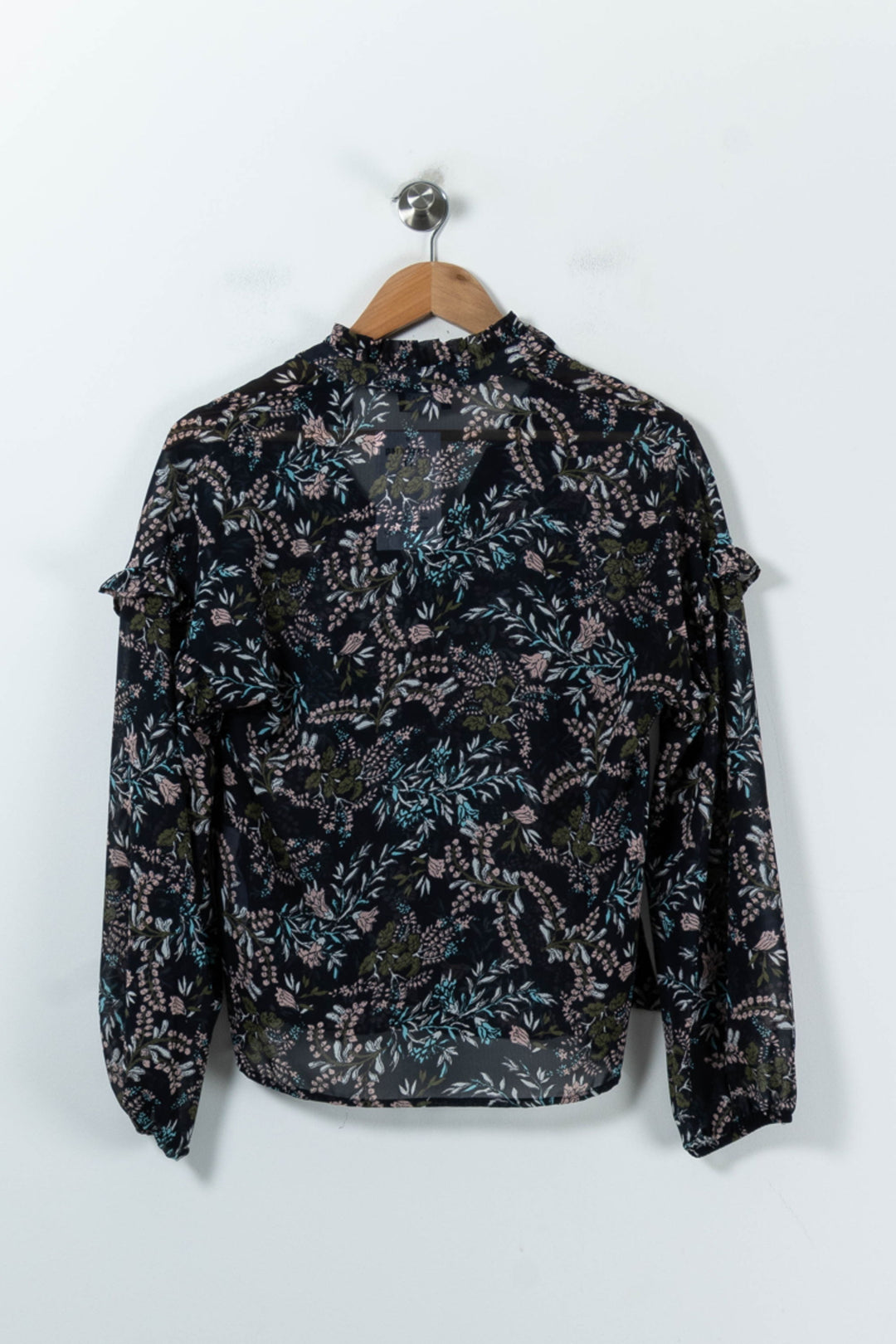 Blouse Noire et Verte - Taille XS/34 de la marque Kookai | PARAD91583 - Vendu par Paradigme - Image 4