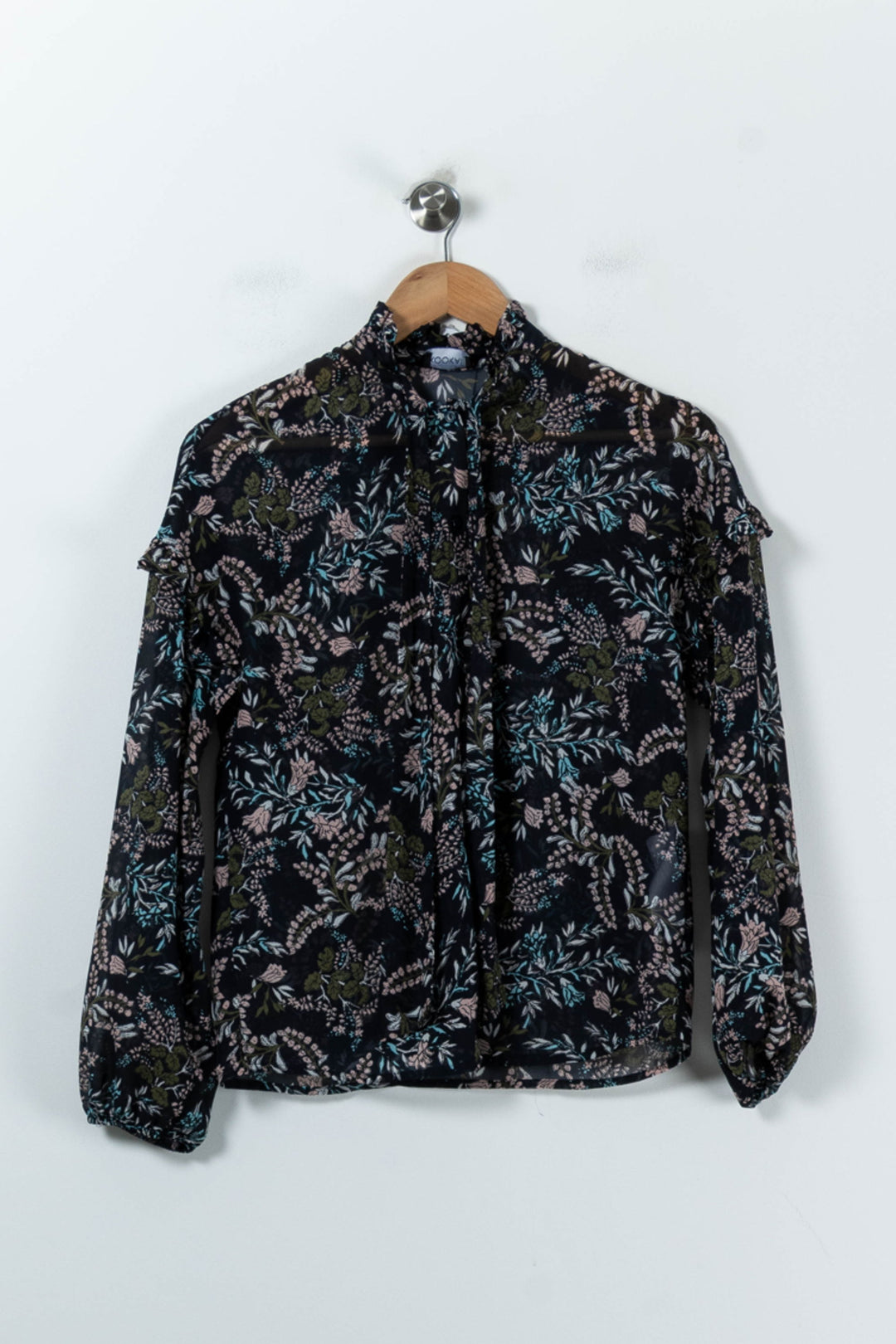 Blouse Noire et Verte - Taille XS/34 de la marque Kookai | PARAD91583 - Vendu par Paradigme - Image 2