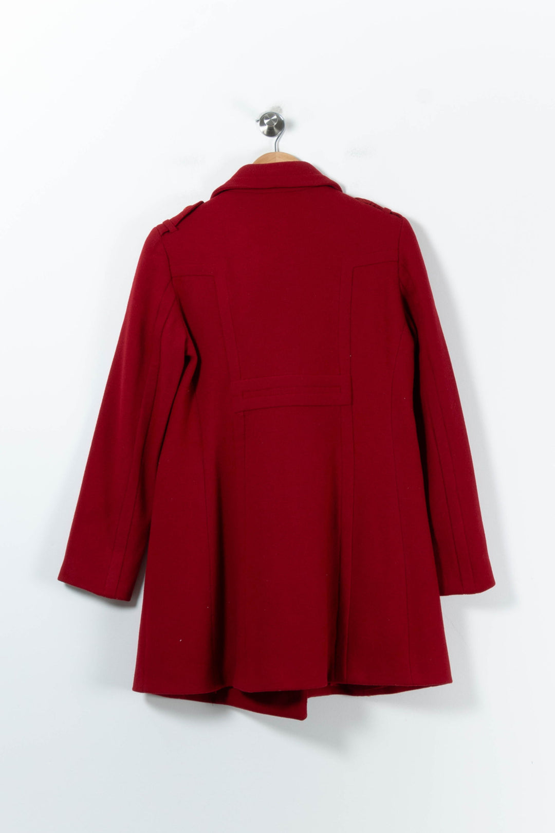Manteau Rouge - Taille M/38 de la marque Tara Jarmon | PARAD91584 - Vendu par Paradigme - Image 4