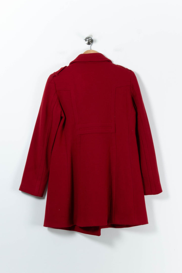 Manteau Rouge - Taille M/38 de la marque Tara Jarmon | PARAD91584 - Vendu par Paradigme - Image 4
