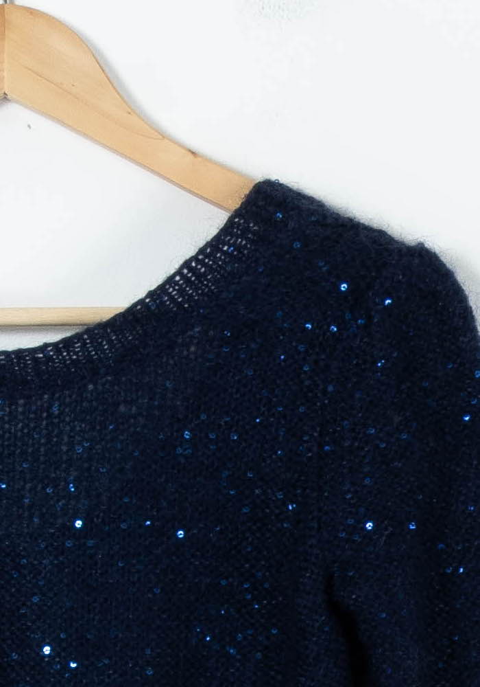 Pull Bleu - Taille S/36 de la marque Kookai | PARAD91585 - Vendu par Paradigme - Image 3