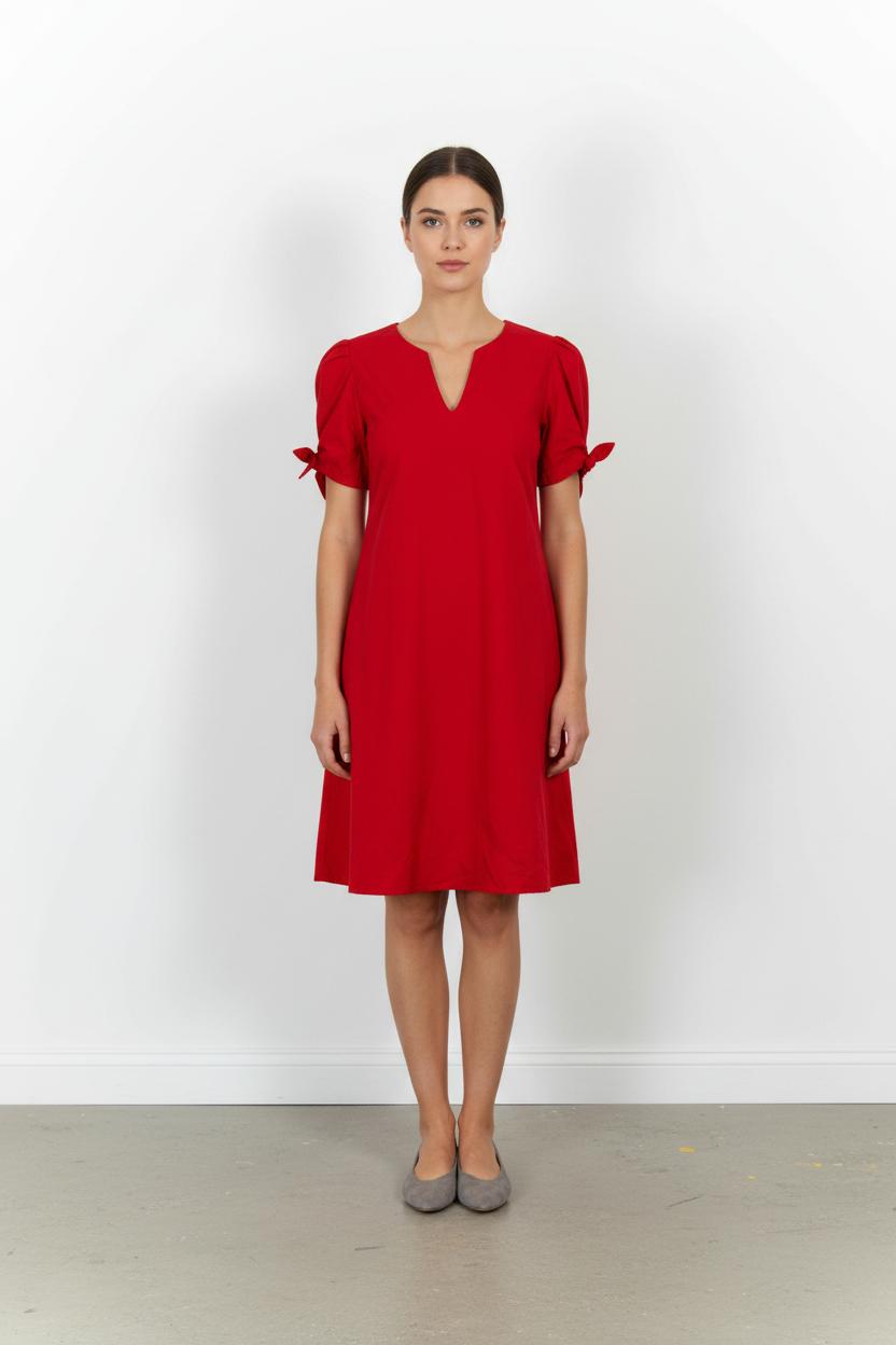 Robe Courte Rouge - Taille M/38 de la marque Maison 123 | PARAD91593 - Vendu par Paradigme - Image 1